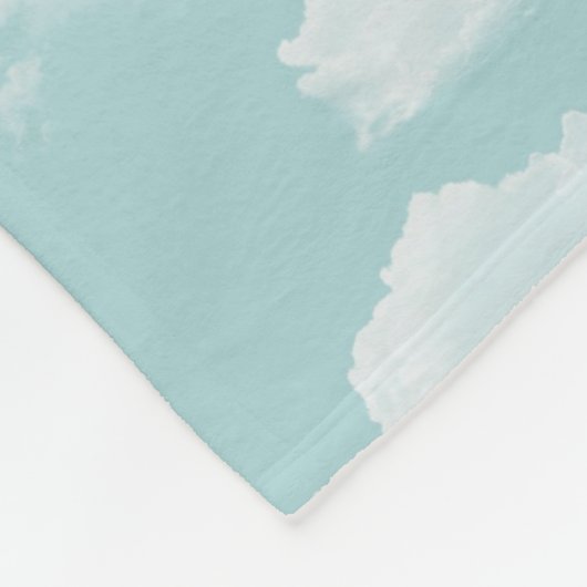 Couverture Polaire Nuages (Coin)