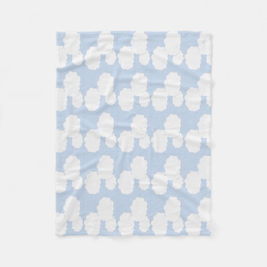 Couverture Polaire nuages 3D (Devant)