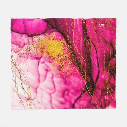 Couverture Polaire Nuages Abstraits-ART. Une créativité transparente. (Devant (Horizontal))