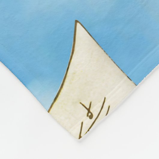 Couverture Polaire nuages ange cherubs (Coin)