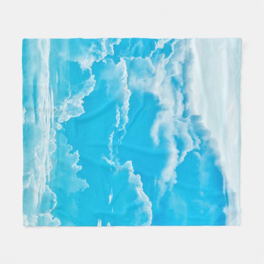 Couverture Polaire nuages blancs et ciel bleu vif arrière - plan, pan (Devant (Horizontal))