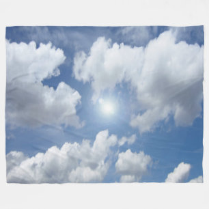 Couverture Polaire Nuages bleus de ciel + vos idées