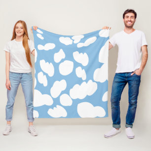 Couverture Polaire Nuages Ciel Bleu