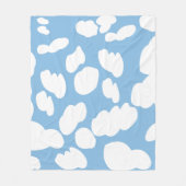 Couverture Polaire Nuages Ciel Bleu (Devant)