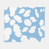 Couverture Polaire Nuages Ciel Bleu (Devant (Horizontal))