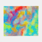 Couverture Polaire Nuages colorés (Devant (Horizontal))