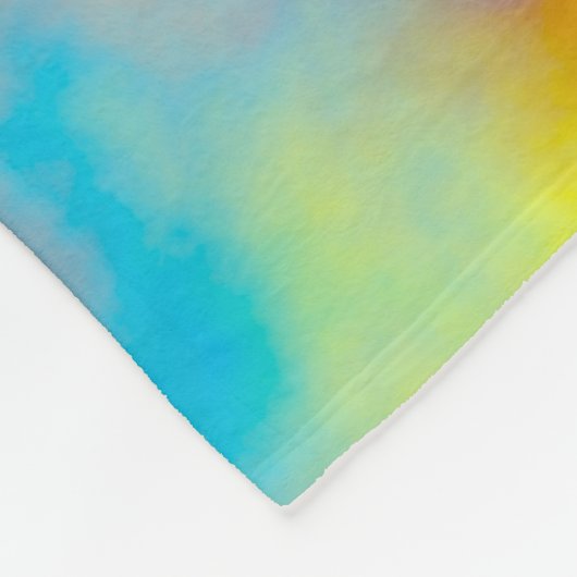 Couverture Polaire Nuages colorés (Coin)