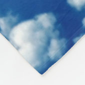 Couverture Polaire Nuages dans le ciel motif (Coin)