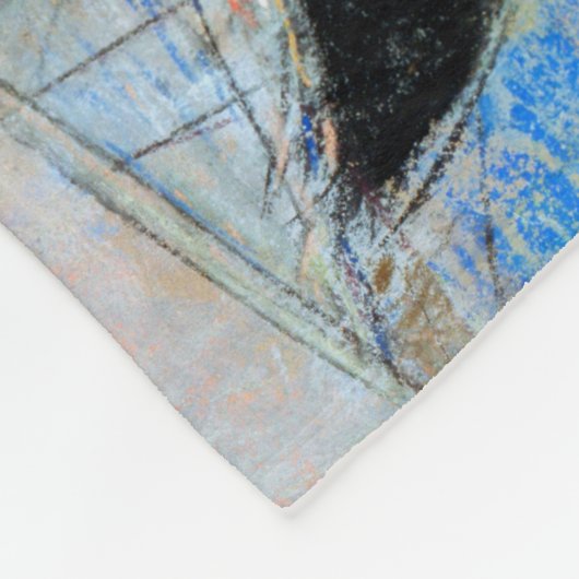 Couverture Polaire Nuages de fleurs, Redon (Coin)