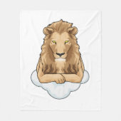 Couverture Polaire Nuages de Lion (Devant)
