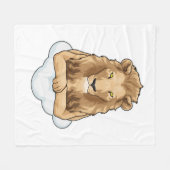 Couverture Polaire Nuages de Lion (Devant (Horizontal))