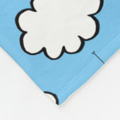 Couverture Polaire Nuages de rêve sur des ficelles (Coin)