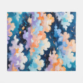 Couverture Polaire Nuages en mouvement (Devant (Horizontal))