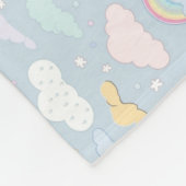 Couverture Polaire Nuages et arcs-en-ciel (Coin)