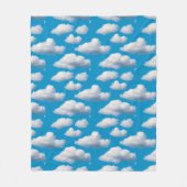 Couverture Polaire Nuages fluides (Devant)