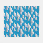 Couverture Polaire Nuages fluides (Devant (Horizontal))