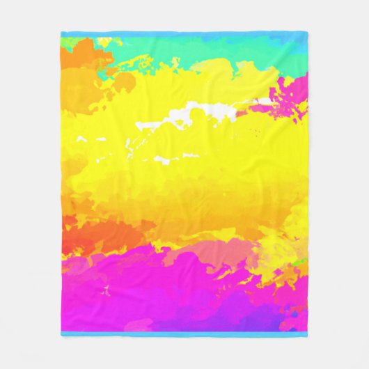 Couverture Polaire Nuages tendance et intemporels Art Motif (Devant)