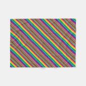 Couverture Polaire nuances de couleurs diagonales (Devant (Horizontal))