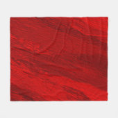 Couverture Polaire nuances diagonales Abstraites de conception rouge (Devant (Horizontal))
