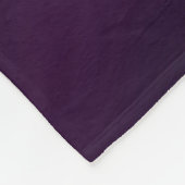 Couverture Polaire Nuances violettes Imaginaire Abstrait de fleurs (Coin)