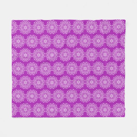 Couverture Polaire Nudibranche Mandala (Devant (Horizontal))
