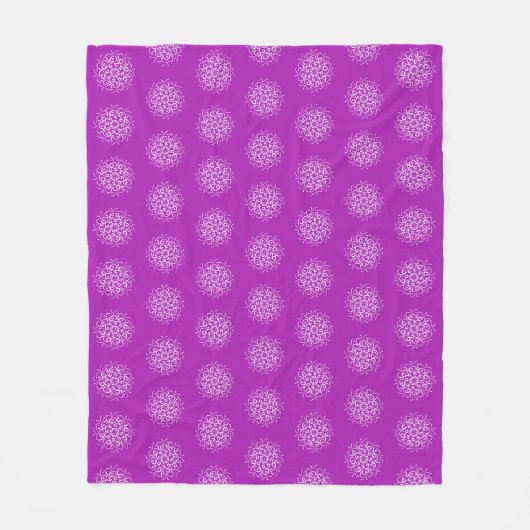 Couverture Polaire Nudibranche Mandala (Devant)