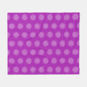 Couverture Polaire Nudibranche Mandala (Devant (Horizontal))