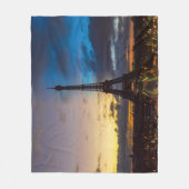 Couverture Polaire Nuit au jour le jour sur la tour Eiffel du Trocade (Devant)