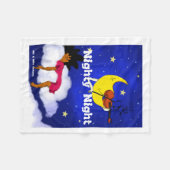 Couverture Polaire Nuit de chemise de nuit (Devant (Horizontal))