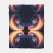 Couverture Polaire Nuit de feu Dragon Scape (Devant)