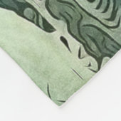 Couverture Polaire Nuit de la forêt de Moth Rose (Coin)