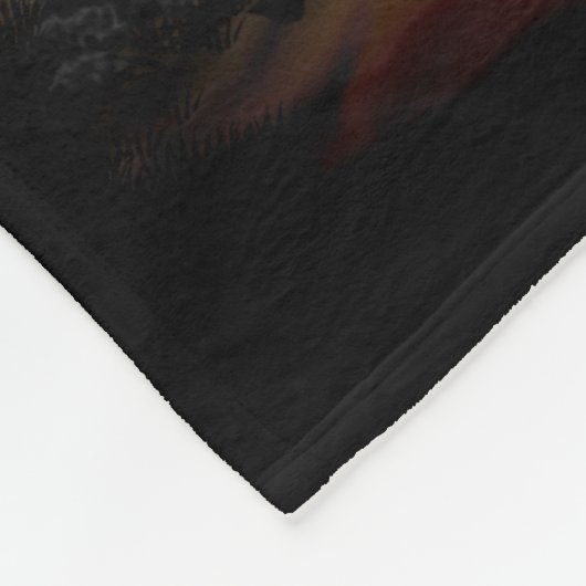 Couverture Polaire Nuit d'Halloween, Joyeux Halloween ! (Coin)