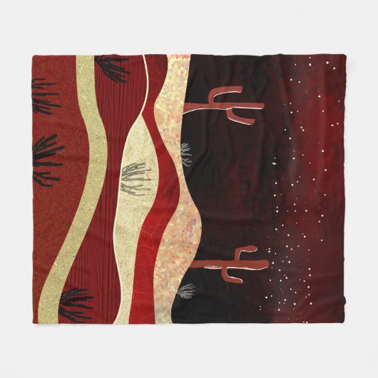 Couverture Polaire Nuit du désert (Devant (Horizontal))