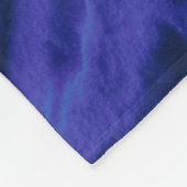 Couverture Polaire Nuit étoilée avec pleine lune en forêt (Coin)