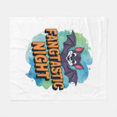 Couverture Polaire Nuit fangtastique (Devant (Horizontal))