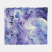 Couverture Polaire Nuit hantée - Esprit glorieux dans les étoiles (Devant (Horizontal))