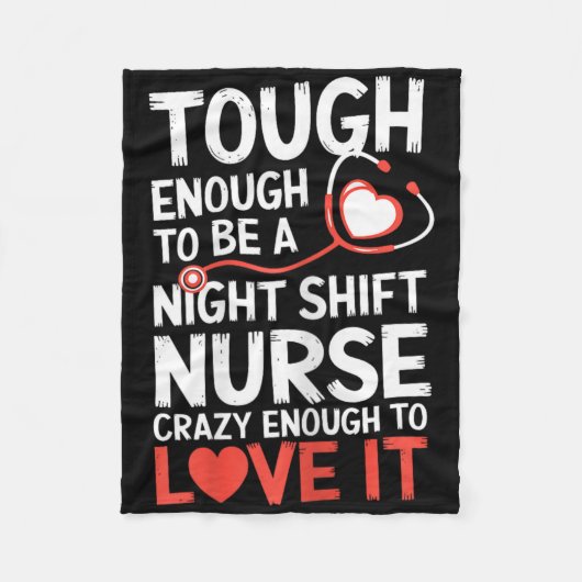 Couverture Polaire Nuit Shift Nurse Funny Rn Rt Us Nurse (Devant)