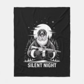 Couverture Polaire Nuit silencieuse Père Noël Vétérinaire militaire d (Devant)