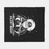 Couverture Polaire Nuit silencieuse Père Noël Vétérinaire militaire d (Devant (Horizontal))