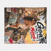 Couverture Polaire Nuits dorées – Goa (Devant (Horizontal))
