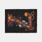 Couverture Polaire Number 7 67 Meme Halloween Pumpkin Costume Matchin (Devant (Horizontal))