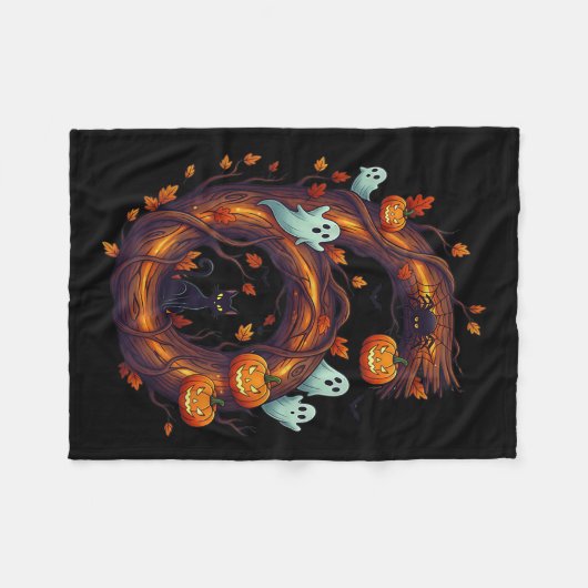 Couverture Polaire Number 7 67 Meme Halloween Pumpkin Costume Matchin (Devant (Horizontal))