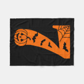 Couverture Polaire Number 7 Funny Meme Saying 6 7 Six Seven Halloween (Devant (Horizontal))