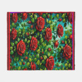 Couverture polaire numérique 3D colorée | Perfec (Devant (Horizontal))