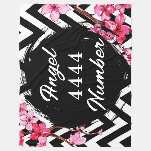 Couverture Polaire Numéro d'ange "4444" (Devant)