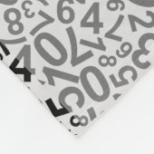 Couverture Polaire Numéro Motif 01w. BG hors ligne (Coin)