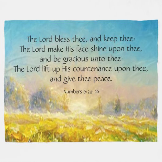 Couverture Polaire Numéros 6:24-26 (Devant (Horizontal))