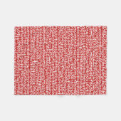 Couverture Polaire Numéros Pi Blanket de la flotte de Noël (Devant (Horizontal))