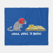 Couverture Polaire Nunca jamas te rindas (Devant (Horizontal))
