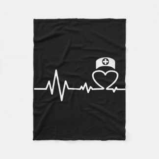 Couverture Polaire Nurse Heartbeat